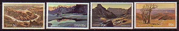 SOUTH WEST AFRICA SACC 382-385 - 1981 - FISH RIVER CANYON - MNH