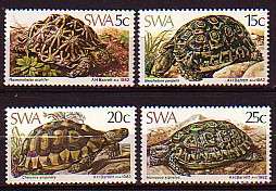 SOUTH WEST AFRICA SACC 399- 402 - 1982 - TORTOISES - MNH