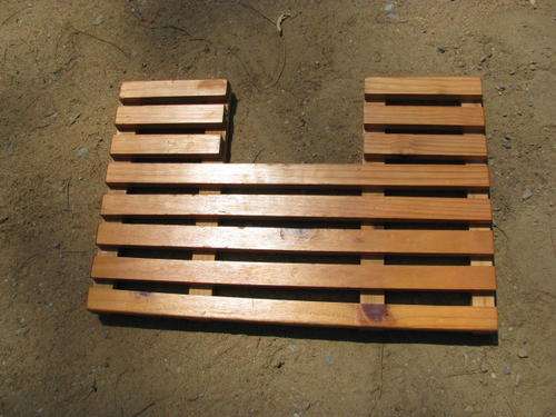 A SOLID WOOD FLOOR TOILET SURROUND  @ CRAZY R1 START
