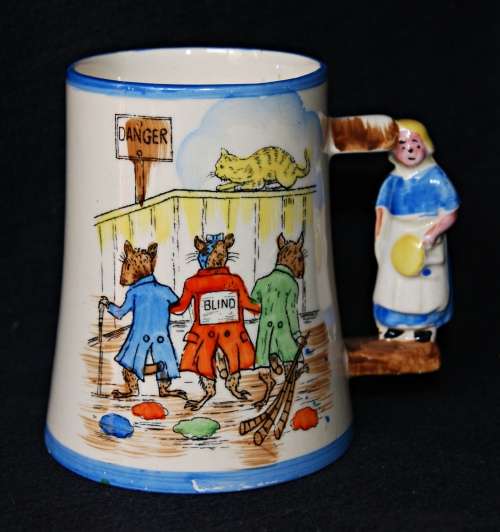*REDUCED* Royal Bradwell by Arthur Wood `3 Blind Mice` Porcelain Mug
