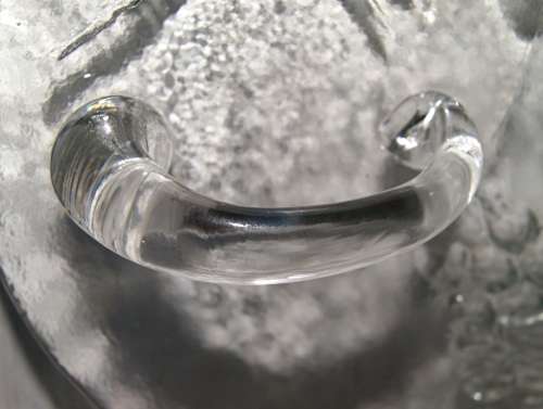 Pressed Glass Cheese/ Snack Dish