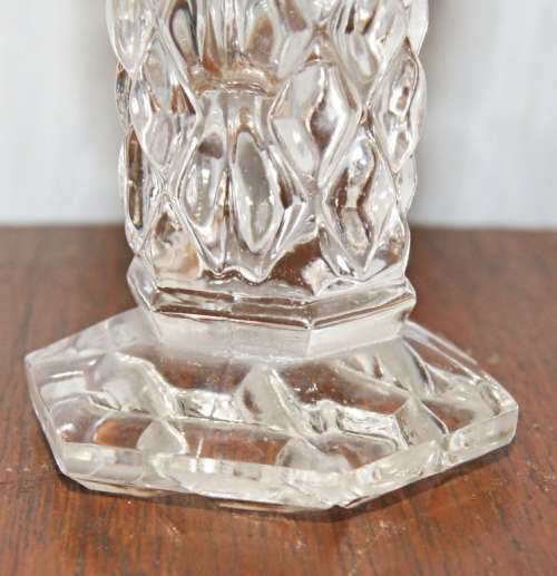 Vintage Molded Glass Vase
