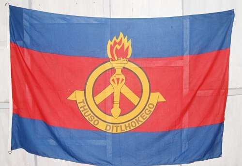 Rare Bophuthatswana `Thuso Ditlhokego` Flag