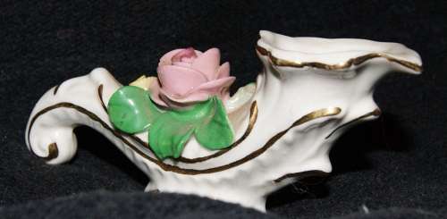 *REDUCED* Dresden Cornucopia Single Bud Vase