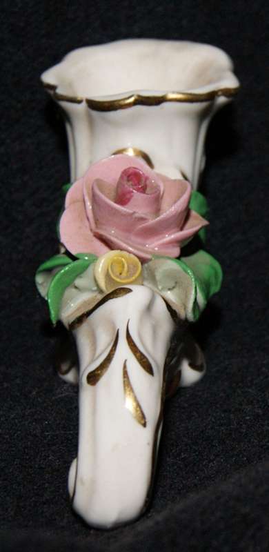 *REDUCED* Dresden Cornucopia Single Bud Vase