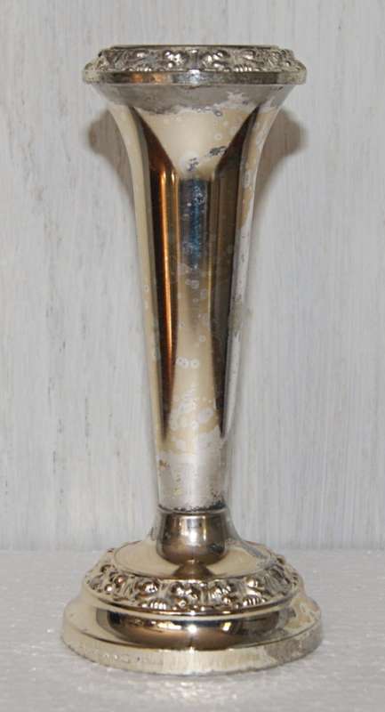 *REDUCED* EPNS Vase with Rose Top