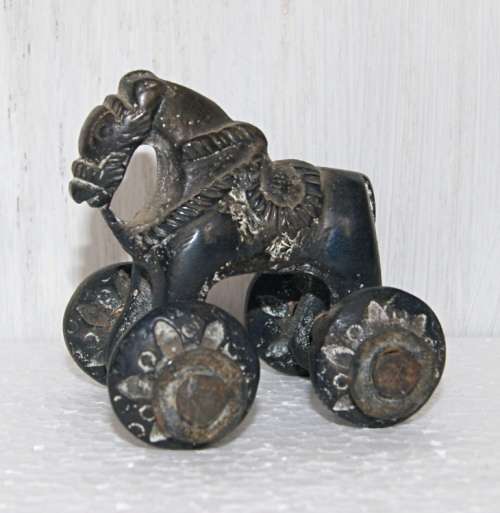 Vintage Bronze Trojan Horse