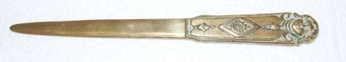*REDUCED* Brass Inkwell and Desk Organiser