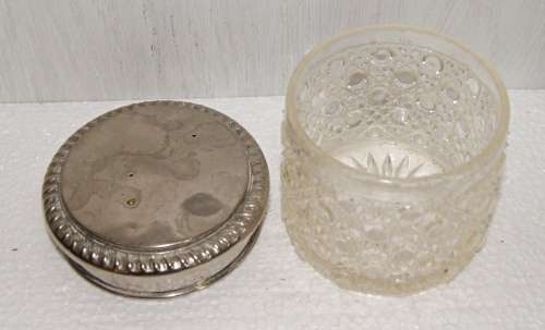 EPNS and Molded Glass Jar