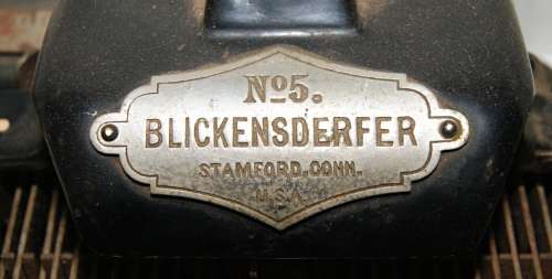 *REDUCED* Blickensderfer Stamford, No.5 Typewriter