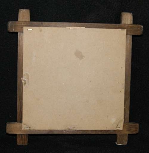 Framed Delft Tile