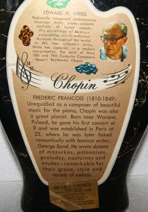 Chopin Whiskey Glass Bottle