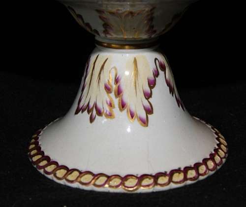 *REDUCED* Porcelain Pedestalled Dish with June 6th 1860 Registration Mark