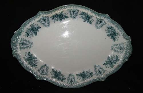 *REDUCED* Brussels W.H Grindley and Co England Serving Platter Patented October 19th 1897