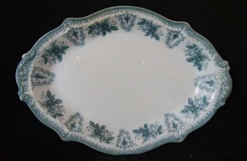*REDUCED* Brussels W.H Grindley and Co England Serving Platter Patented October 19th 1897