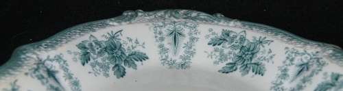 *REDUCED* Brussels W.H Grindley and Co England Serving Platter Patented October 19th 1897
