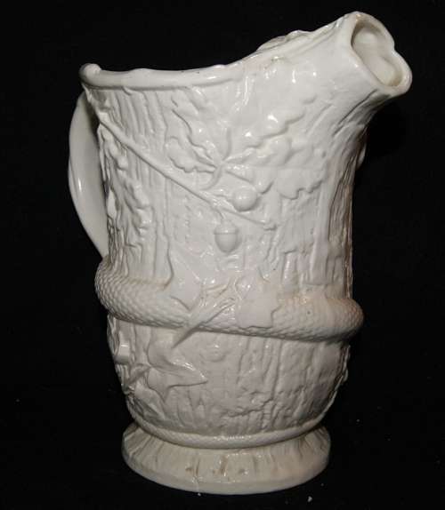 *REDUCED* Old Staffordshire Porcelains Kirkham 1858 England `Eden` Water Jug