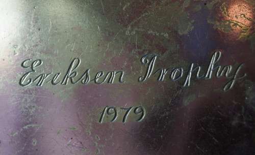 EMESS silver Plated `Ereksen Trophy 1979` Trophy Dish