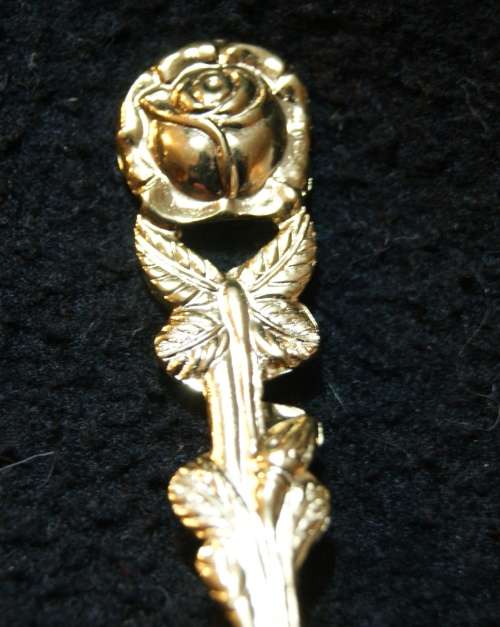 *REDUCED* 2x Braber Gold Plated Sugar Spoons