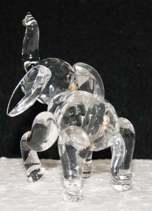 Crystal Elephant Figurine