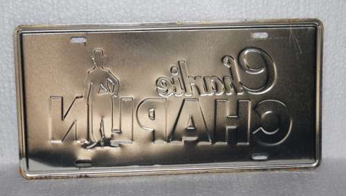 Embossed Metal Charlie Chaplin Sign @@@ CCCRRRAAAZZZYYY R1 START!!!
