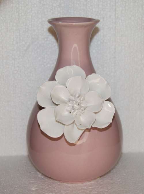 Pink Ceramic Vase *REDUCED* (Chipped)