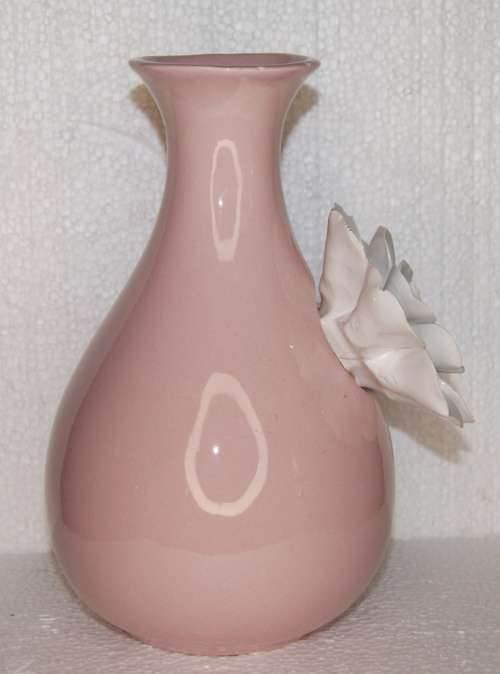 Pink Ceramic Vase *REDUCED* (Chipped)