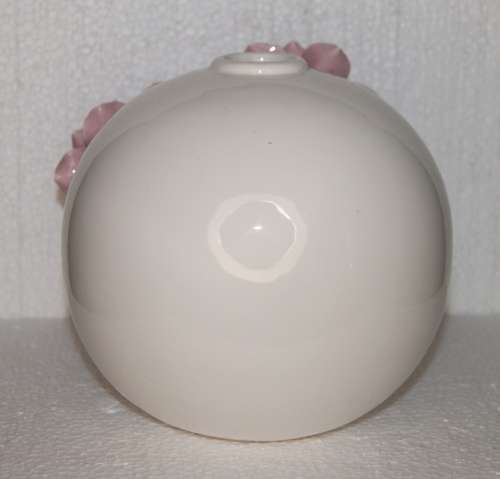 Spherical Ceramic Vase *REDUCED* (Flea Bites to Petals)