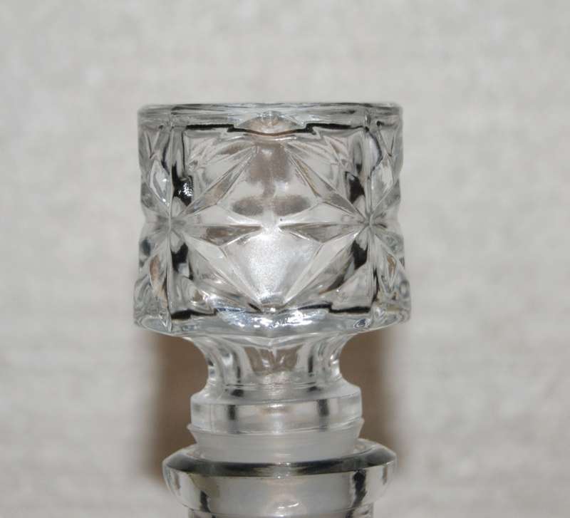 Molded Glass Decanter