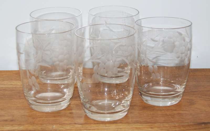 5x Princess Heritage Pattern Neat Glasses