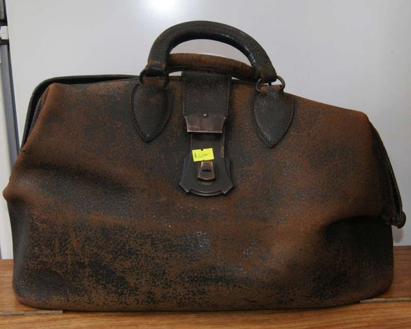 Vintage Leather Doctors Bag