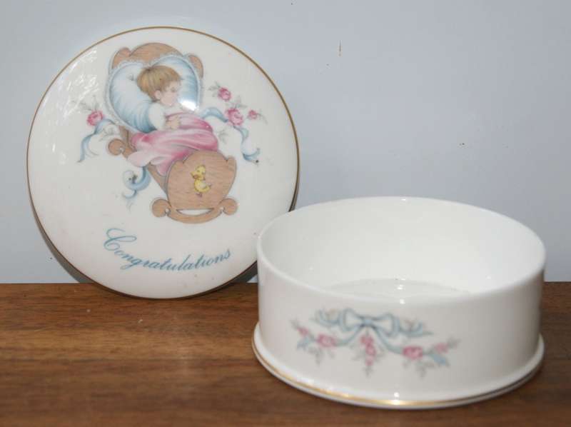 Crown Staffordshire Powder Dish