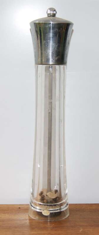 Perspex and Stainless Steel Table Grinder