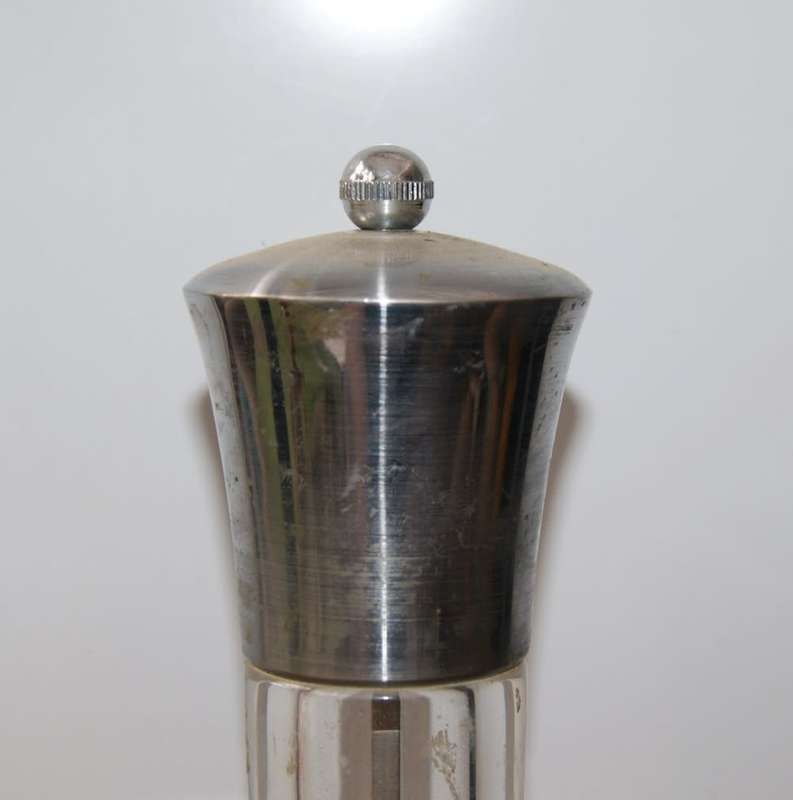 Perspex and Stainless Steel Table Grinder
