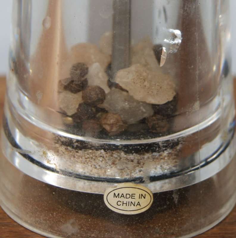 Perspex and Stainless Steel Table Grinder