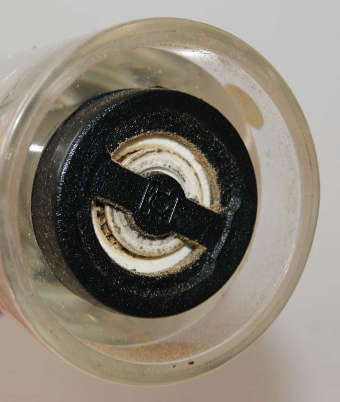 Perspex and Stainless Steel Table Grinder