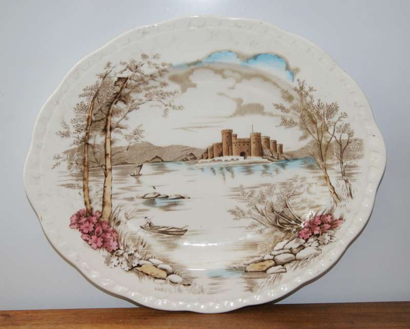 Alfred Meakin `Queens Castle` Large Meat Platter