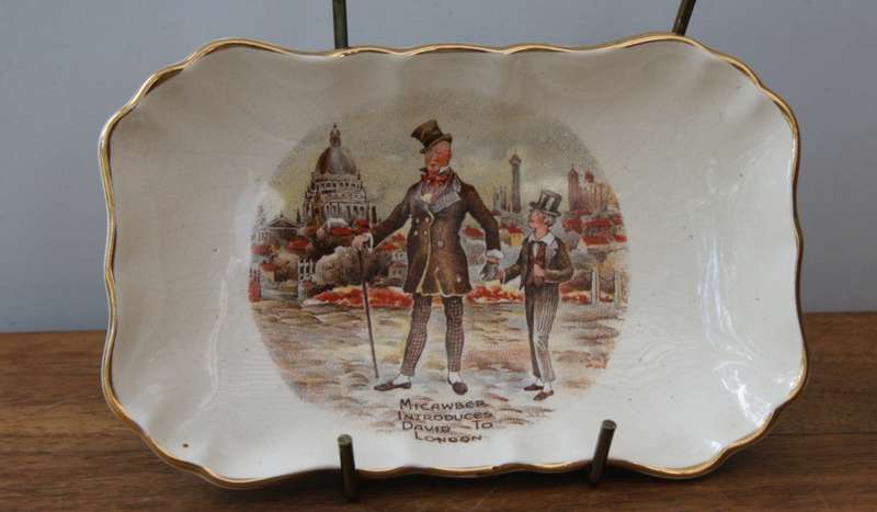 Sandland Ware `Micawber Introduces David to London` Rectangular Dish