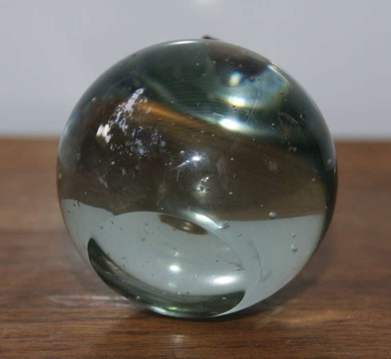 Glass Apple Paperweight