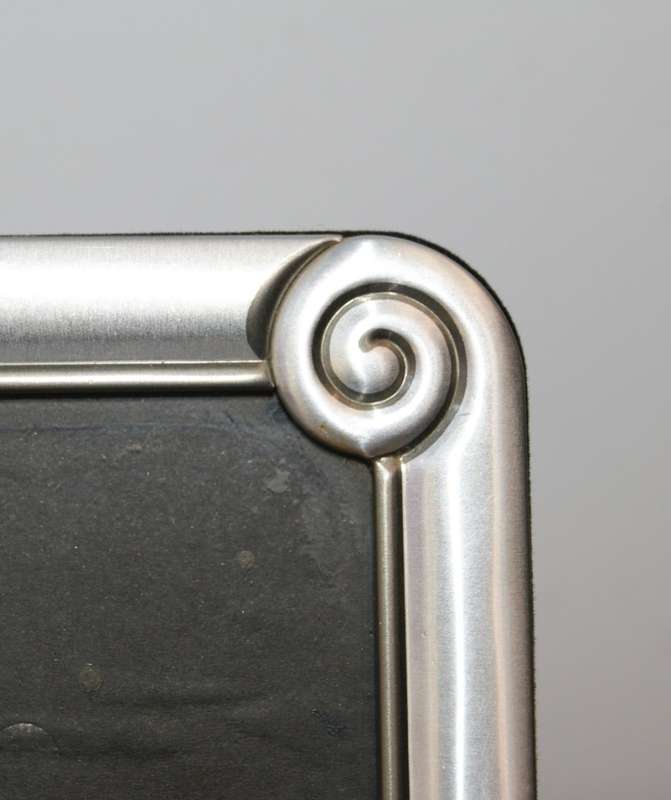 Metal Photo Frame with Spiral Detailing