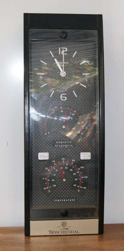 Seiko Wine Cellar Clock/ Hygrometer/ Thermometer from the Boschendal Cellars