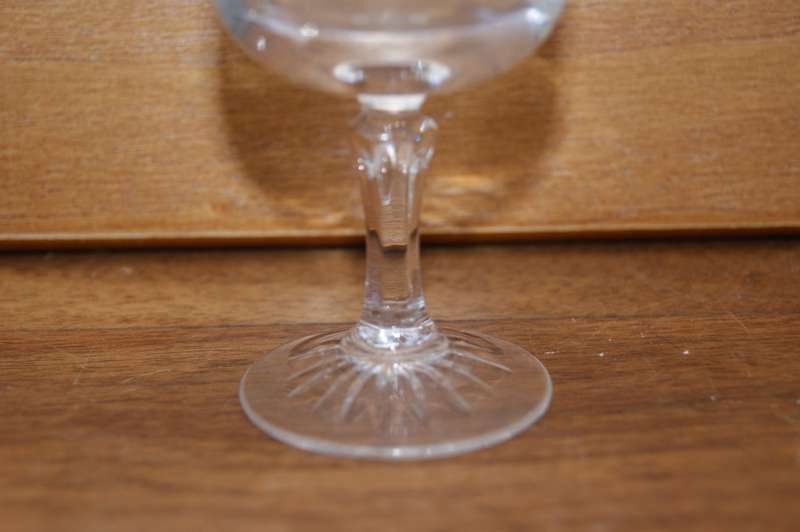 Rose Cut Sherry Glass