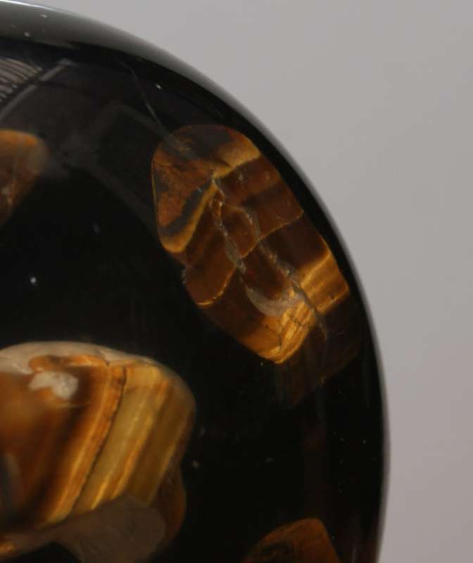 Tigers Eye Cast in Resin Paper Weight