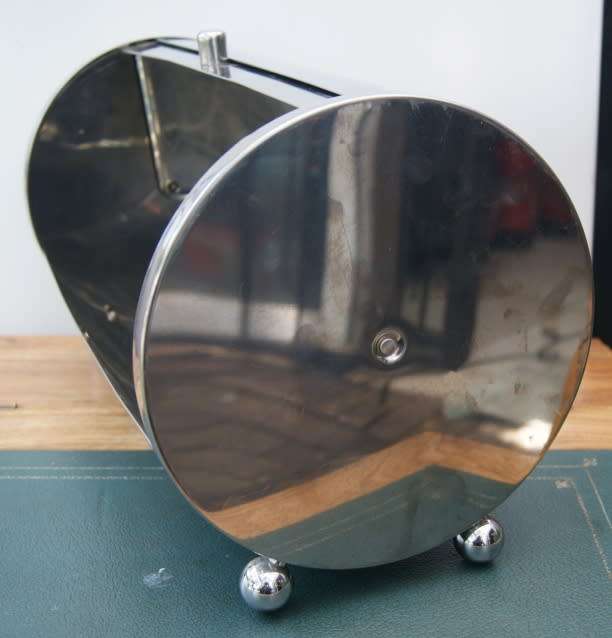Vintage Styled Stainless Steel Bread Bin