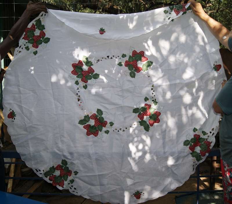 Embroidered Hand Made Tablecloth
