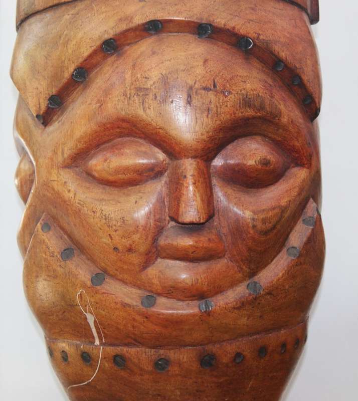 Vintage Hand carved Djembe Drum