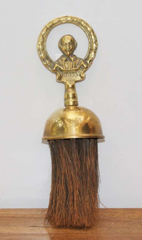 Vintage Brass Shakespeare Fire Brush