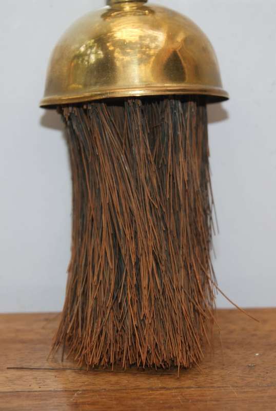 Vintage Brass Shakespeare Fire Brush