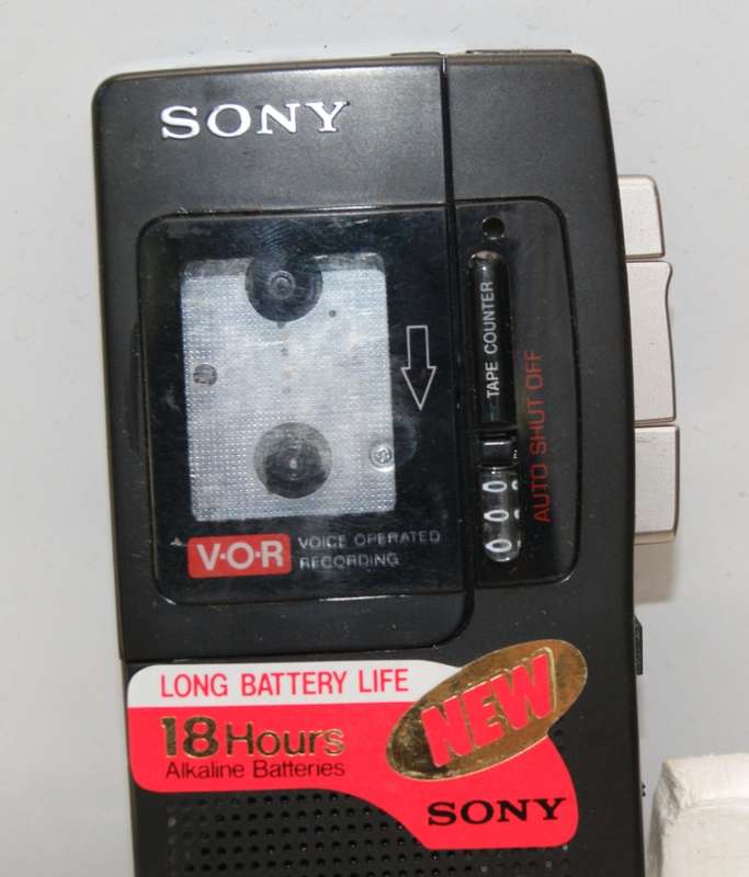 Sony M-550V Microcassette Recorder in Original Box with Instruction Manual
