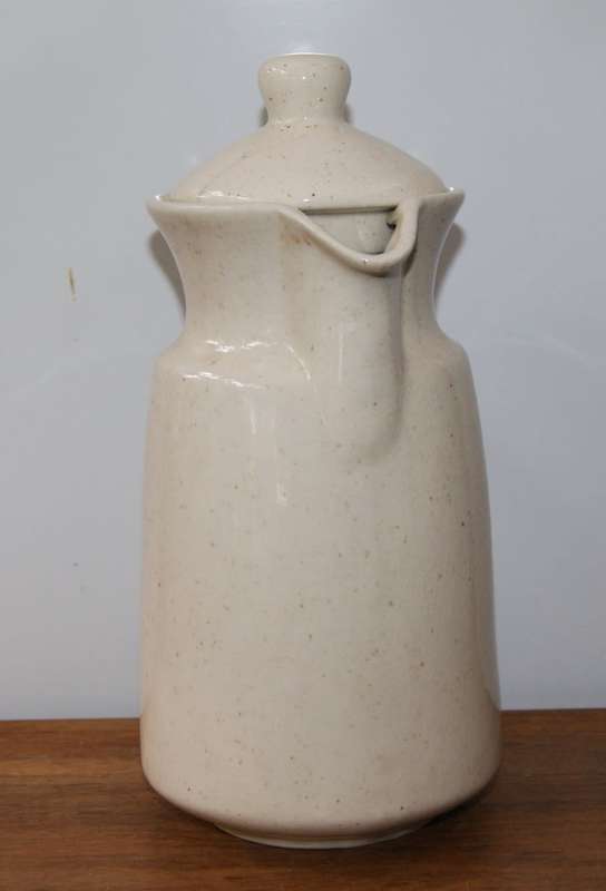 Glazed Stoneware Jug/ Coffee Pot